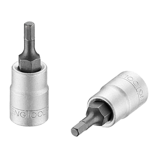 3mm 1/4 Inch Drive Metric Hex Chrome Vanadium Socket